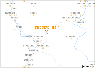 map of Carrizalillo