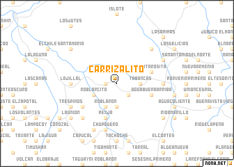 map of Carrizalito