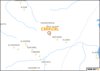 map of Carrizal