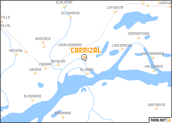 map of Carrizal