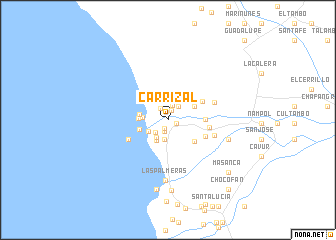 map of Carrizal