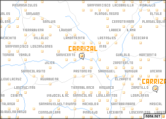 map of Carrizal