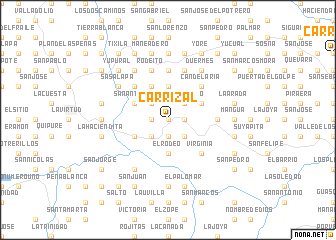 map of Carrizal