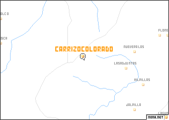 map of Carrizo Colorado