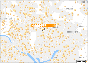 map of Carroll Manor