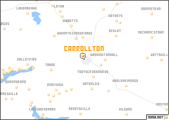 map of Carrollton