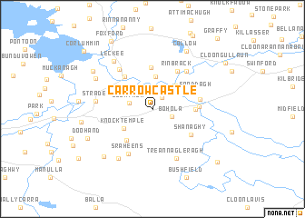 map of Carrowcastle