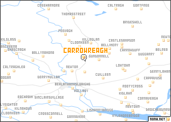 map of Carrowreagh