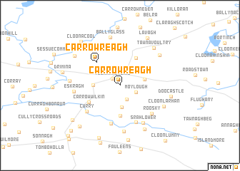 map of Carrowreagh