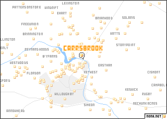 map of Carrsbrook