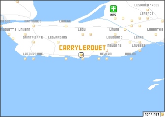 map of Carry-le-Rouet