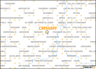 map of Carsdorf