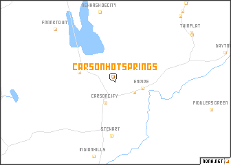 map of Carson Hot Springs