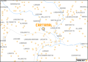 map of Cartanal