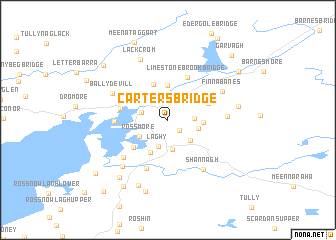 map of Carterʼs Bridge