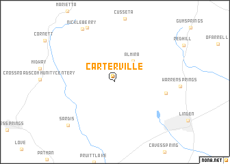map of Carterville