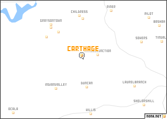 map of Carthage