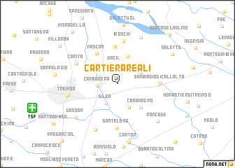 map of Cartiera Reali