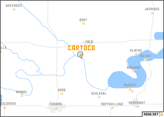 map of Cartoco