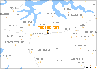 map of Cartwright