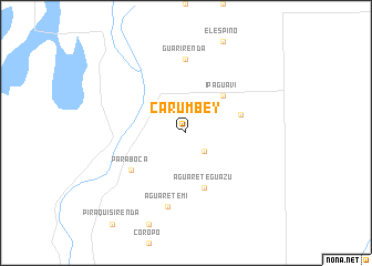 map of Carumbey