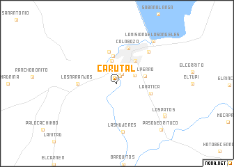 map of Carutal