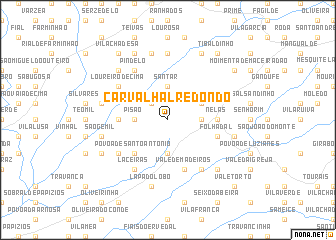 map of Carvalhal Redondo