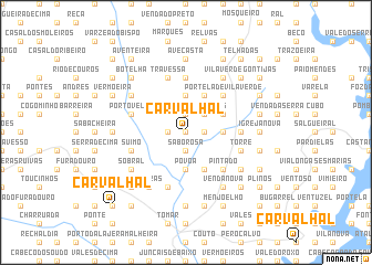 map of Carvalhal