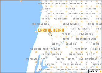 map of Carvalheira