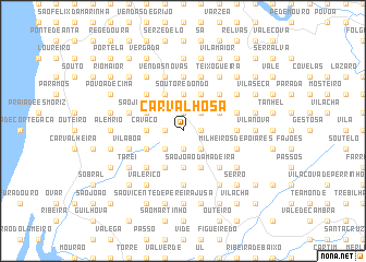 map of Carvalhosa