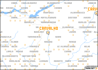 map of Carvalho