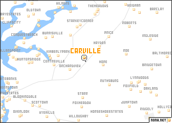 map of Carville