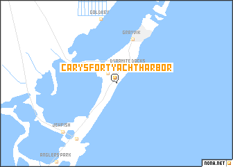 map of Carysfort Yacht Harbor