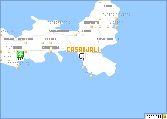 map of Casa Ajali