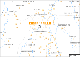 map of Casa Amarilla