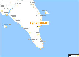 map of Casabangan