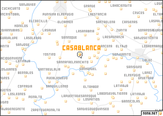 map of Casa Blanca