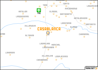 map of Casa Blanca