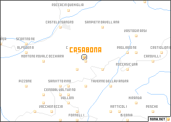 map of Casabona