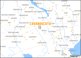 map of Casa Boscato