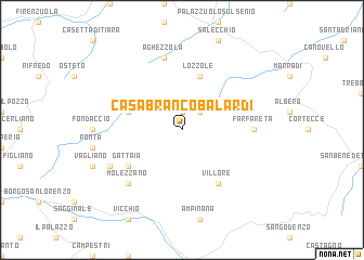 map of Casa Brancobalardi