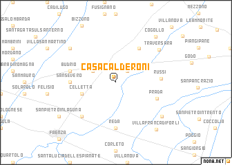 map of Casa Calderoni
