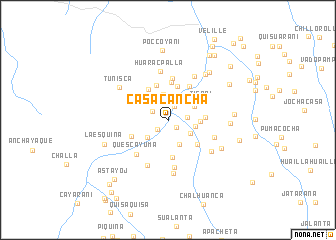 map of Casacancha
