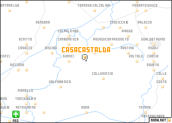 map of Casa Castalda