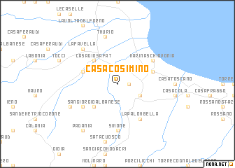 map of Casa Cosimino