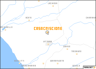 map of Casa Criscione