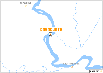 map of Casacunte