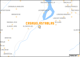 map of Casa de las Tablas