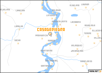 map of Casa de Piedra