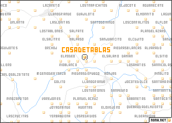 map of Casa de Tablas